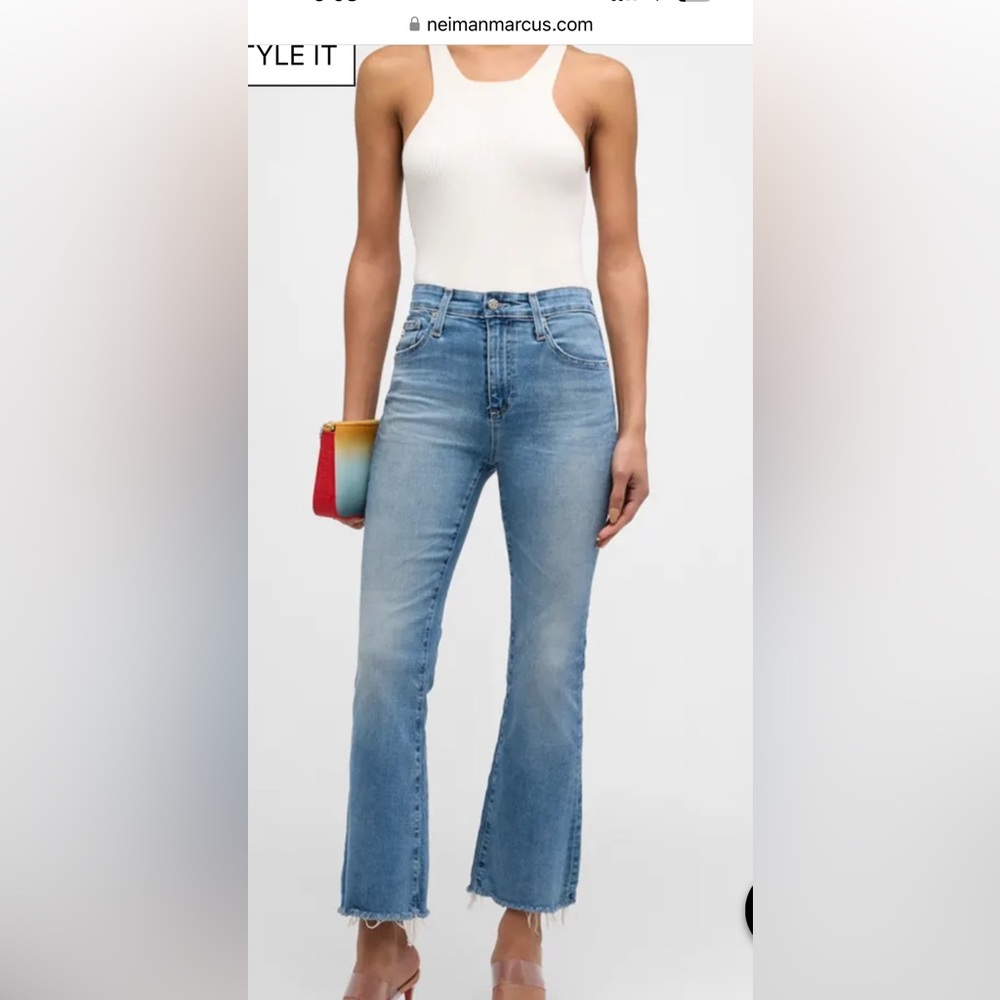 AG Farrah High Rise Crop